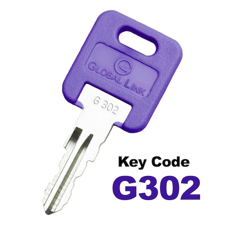 Global RV KEY, G302, Purple, Precut KEY-G302